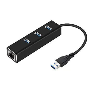 

USB Gigabit Ethernet Adapter 3 Ports USB 3.0 HUB USB to Rj45 Lan Network Card for Macbook Mac Desktop EDUP Laptop 802.11n 2.4G