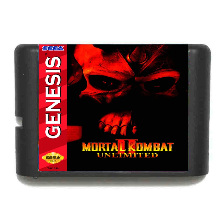 Mortal Kombat II 16 бит карточная игра для Sega игры Mega Drive и Genesis|Картриджи| |