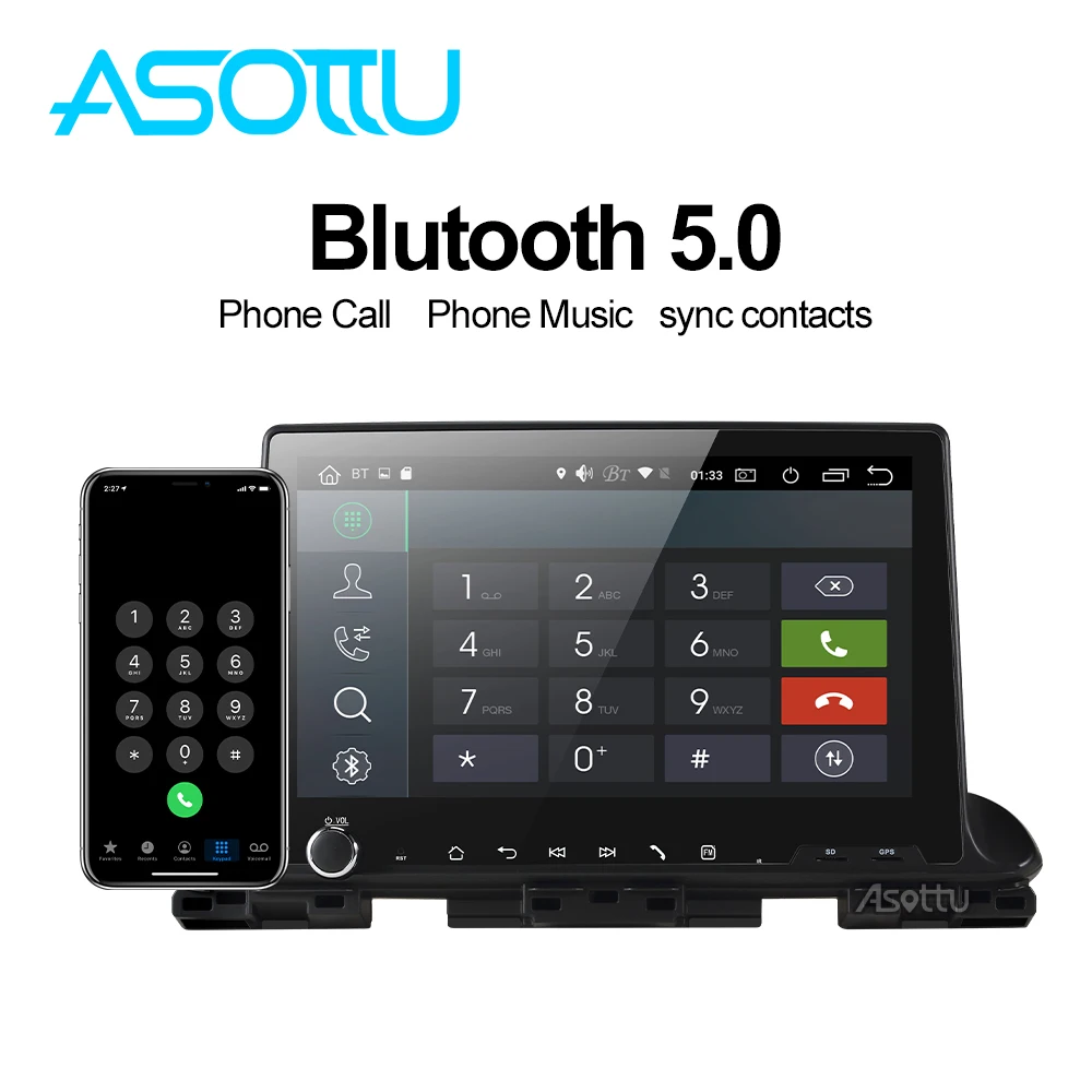 Автомобильный dvd Asottu KI604 Android 9,0 PX6 для Kia CERATO K3 gps навигация автомобильный мультимедийный плеер Видео Радио плеер