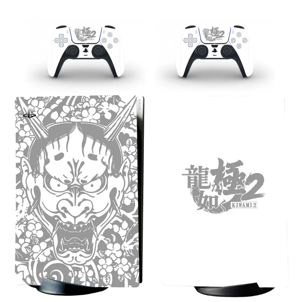 Yakuza Kiwami Ps5 Digital Edition Skin Sticker Decalcomania Cover Per Playstation 5 Console E 2 Controller Ps5 Skin Sticker Vinile