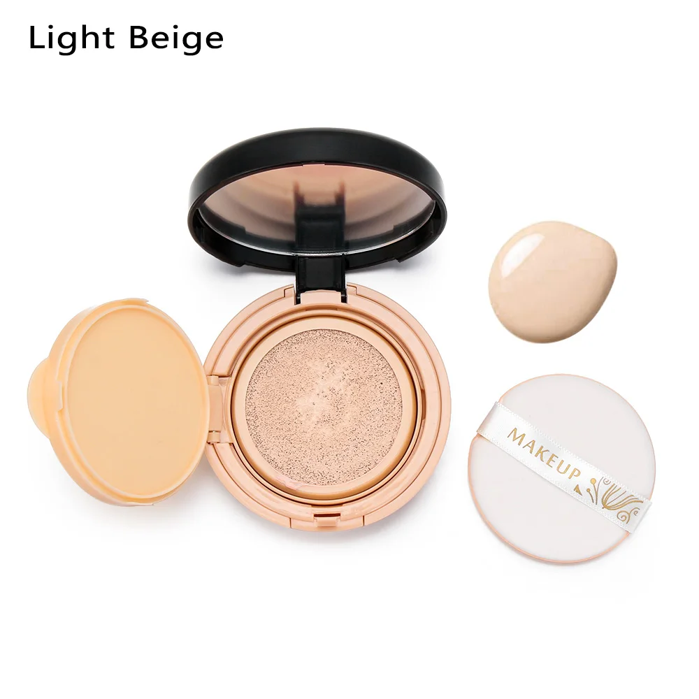 Light Beige 3 цвета Идеальная кожа волшебный снег Подушка BB крем косметика/основа Увлажняющая питающий консилер женская косметика - Цвет: Light Beige