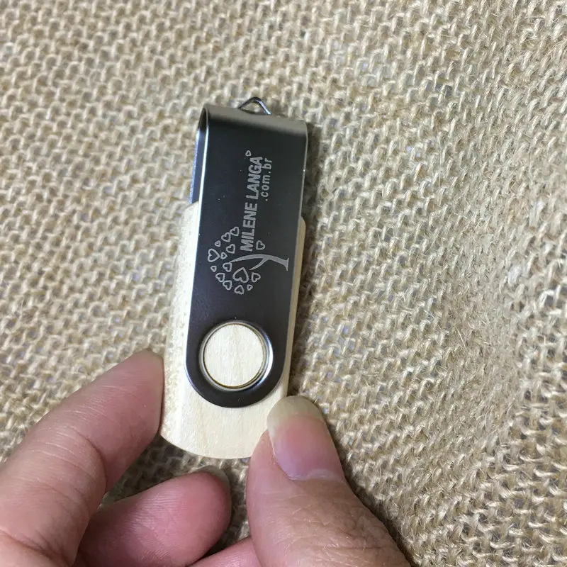 Поворачивается деревянный USB pendrive u диск USB2.0 флеш накопитель 4GB/8GB/16GB/32GB/флеш