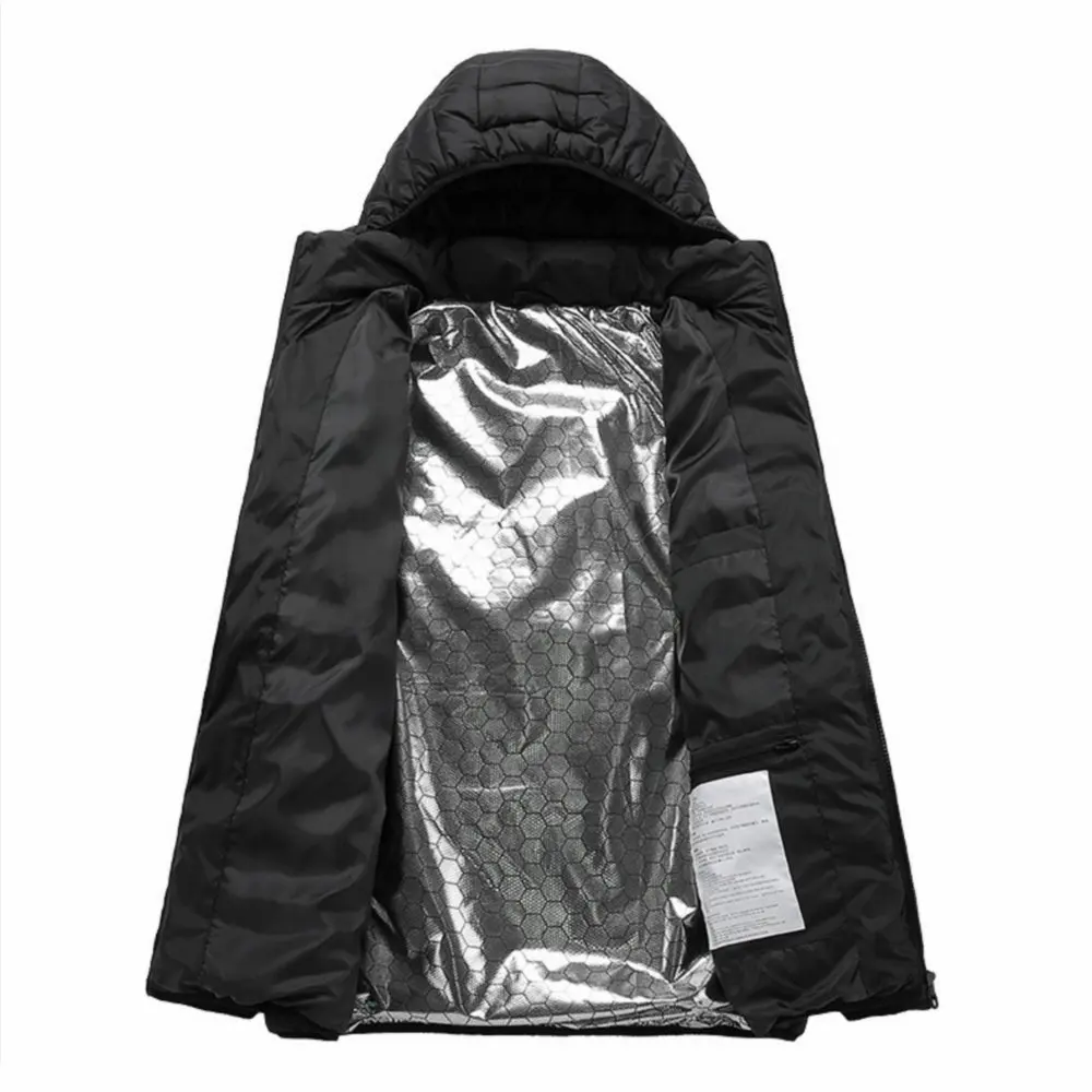Electric Heated Vest Jackets USB Electric Heating Hooded Cotton