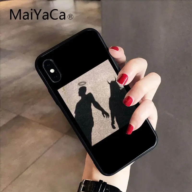 8 MaiYaCa для iphone 7 XSMAX чехол дьявол женщина Рисунок живопись ТПУ чехол для iphone X 8 7 6 6S Plus X 5 5S SE XR XS XSMAX - Цвет: 8