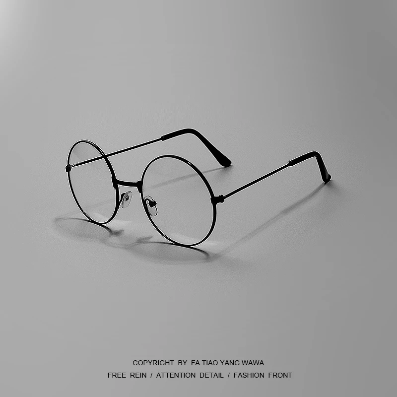 

Round glasses retro art
