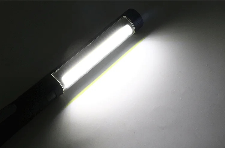 Портативный светодиодный фонарик COB, USB Перезаряжаемый 3 режима, встроенный аккумулятор, магнитный фонарь, подвесной крючок, лампа для кемпинга