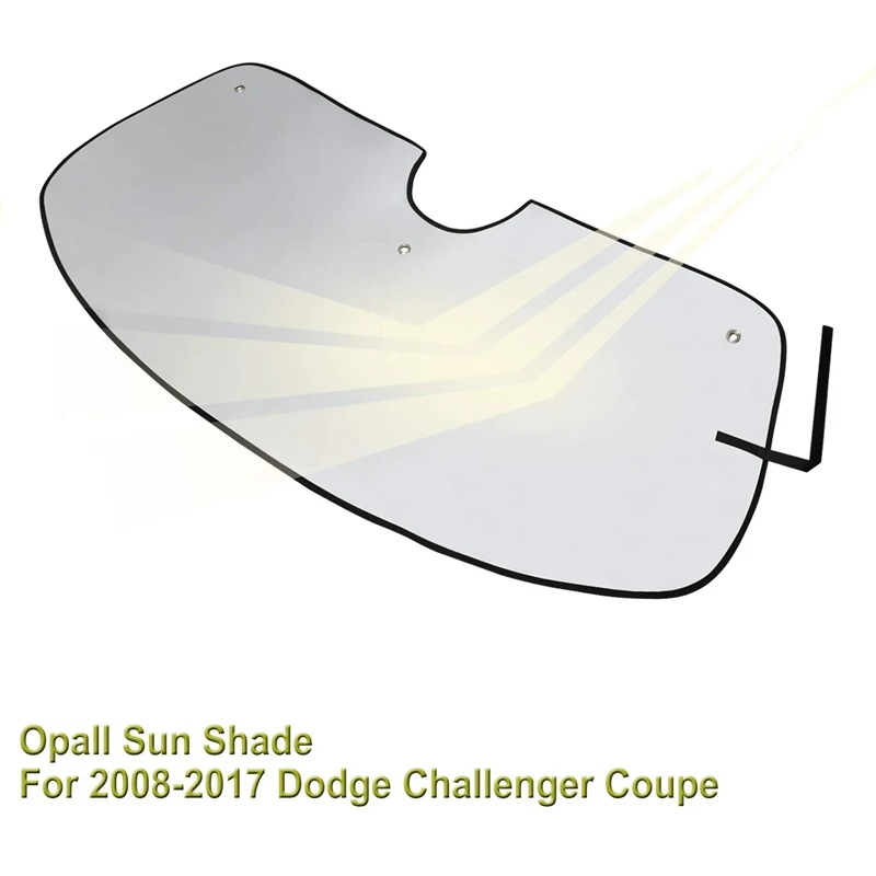 Windshield Custom-Fit Sun Shade Sunshade for 2008- Dodge Challenger Coupe