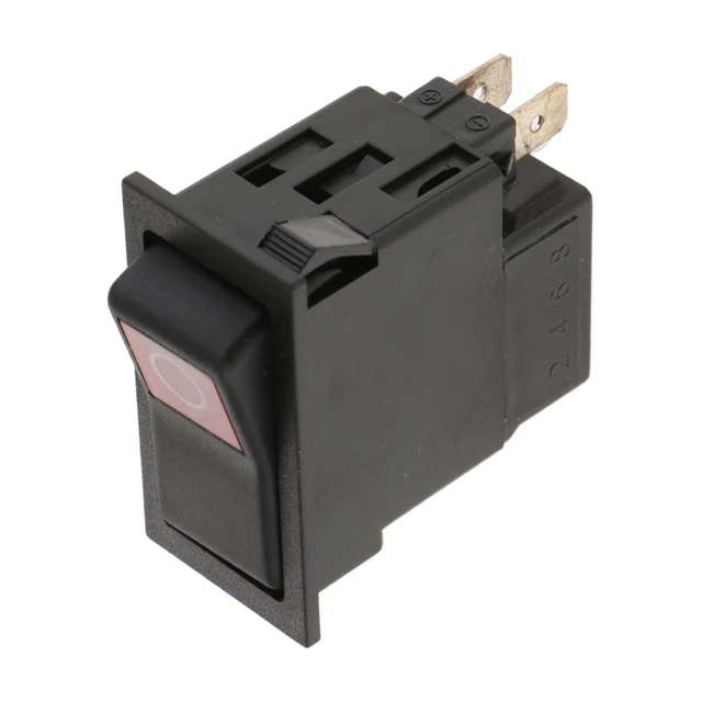 DC12V-24V 2-Pin ON/OFF Rocker Switch with Red Light for Truck Car - Image 4