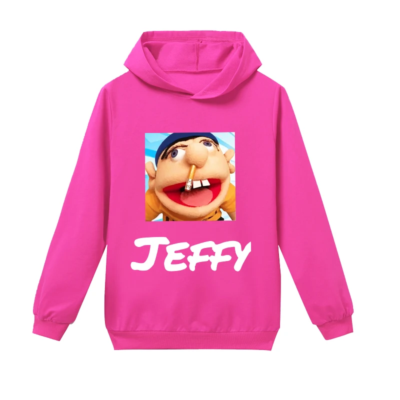 Г. Новая детская одежда Jeffy футболки для мальчиков с забавным принтом gormiti свитер для девочек топы для детей, футболки, худи для малышей jojo siwa - Цвет: H1305