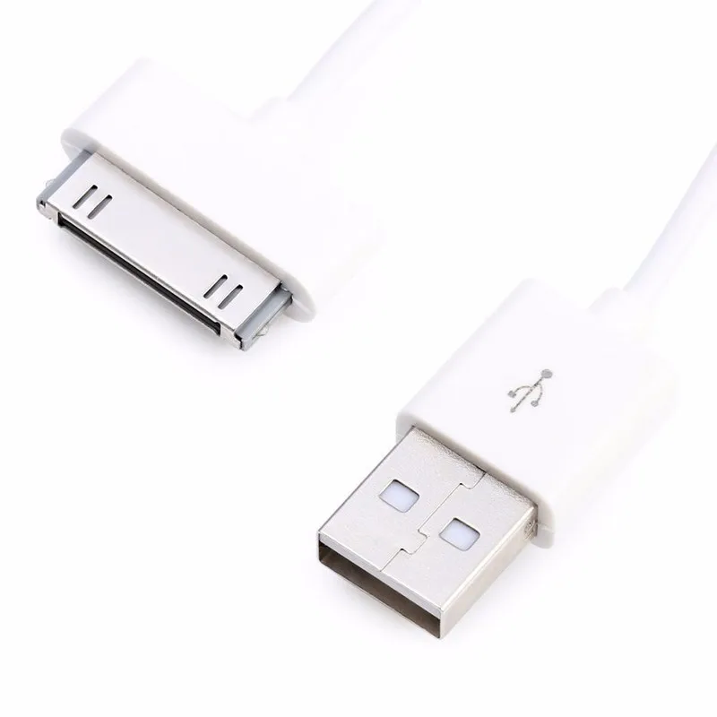 10 шт./лот для iPhone 4 4S iPhone 3g 3g S iPad 1 2 3 iPod Nano 2 2 3 30 pin USB кабель для синхронизации и зарядки телефона