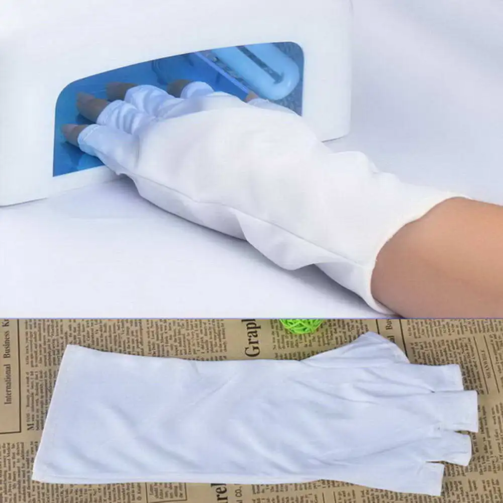 Перчатки для ногтей фототерапия перчатки радиационная защита перчатки Портативные Инструменты для маникюра QS888