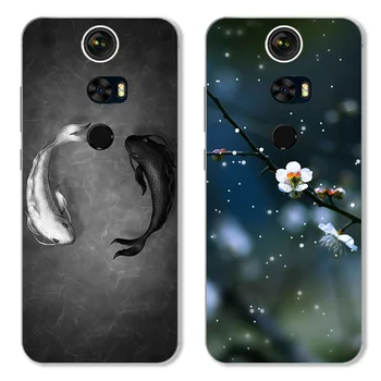 

Cartoon Fish and Cat Case For Protruly V10S,TPU Painted Mobile Phone Shell Lovely Color Painting Case.17 Colors!