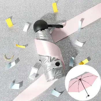 

8 Ribs Pocket Mini Umbrella Anti UV Paraguas Sun Umbrella Rain Windproof Light Folding Portable Umbrellas for Women Men Children