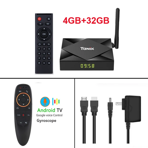 Tanix TX6S Android 10,0 ТВ приставка Allwinner H616 4 Гб 64 Гб 2,4G 5G Wifi четырехъядерный BT 4,0 Youtube HDR Google Play 6K TX6 медиаплеер - Цвет: 4GB 32GB G10S