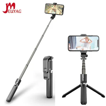 

MEUYAG wireless Bluetooth selfie stick tripod expandable handheld Monopod With remote shutter For iphone huawei xiaomi