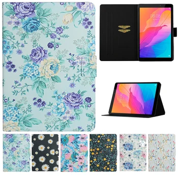 

for Huawei MatePad T8 Case Beautiful Flowers Tablet Cover Stand Protective Case for Huawei MatePad T8 2020 (8.0")