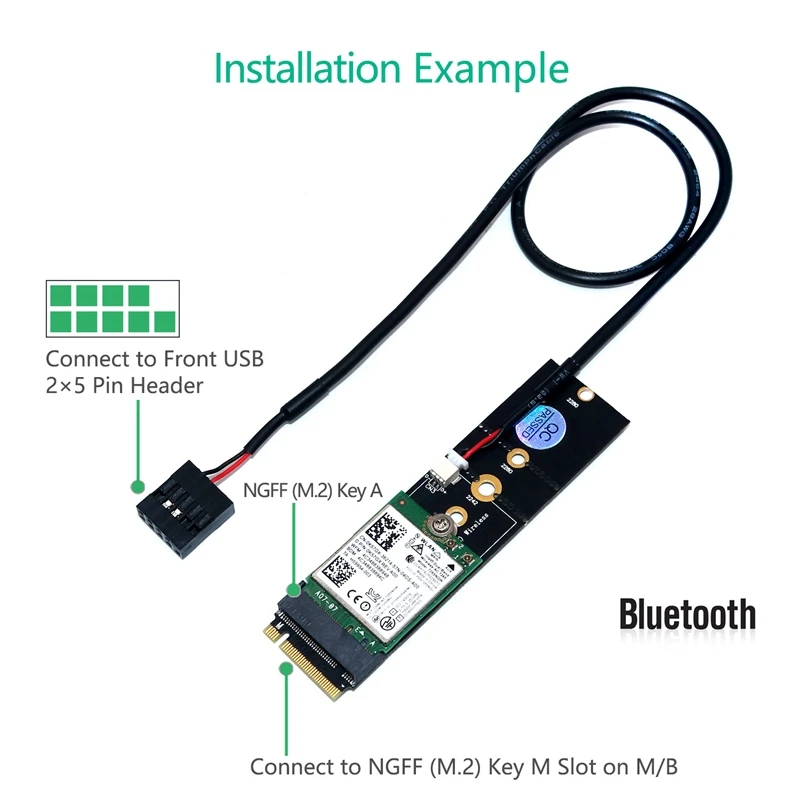 HOT-NGFF M.2 ключ a к ключ M SSD адаптер с поддержкой Usb сигнала Bluetooth M2 Ngff конвертер