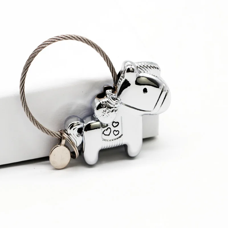 

Metal Keychains My Little Pattern Creative Cute Key Couples Keychain Small Gift Magnetic Key Chain