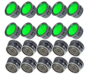 

20 Pieces Faucet Aerators Water Tap Aerators Faucet Flow Restrictor Replacement Parts Insert Aerator for Bathroom or Kitchen