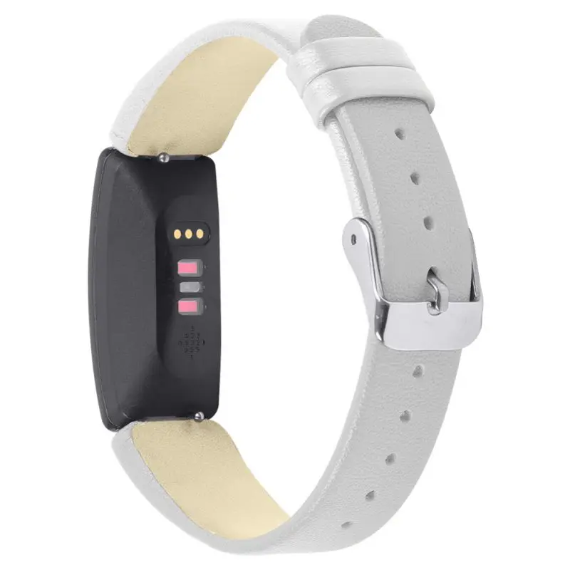 Кожаные ремешки из натуральной кожи тонкие сменные браслеты для Fitbit Inspire/Inspire HR Браслеты Аксессуары Классический ремень