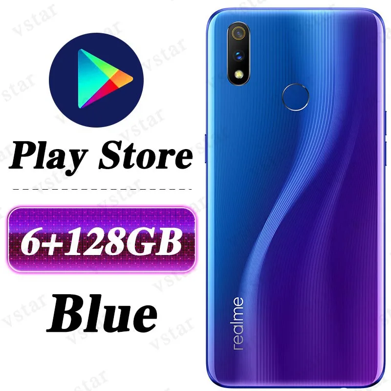 6G 128G Blue Мобильный телефон Realme 3 Pro 6,3 дюймов Snapdragon 710 Восьмиядерный Hyper Boost 2,0 Realme X Lite смартфон - Цвет: 6G 128G Blue