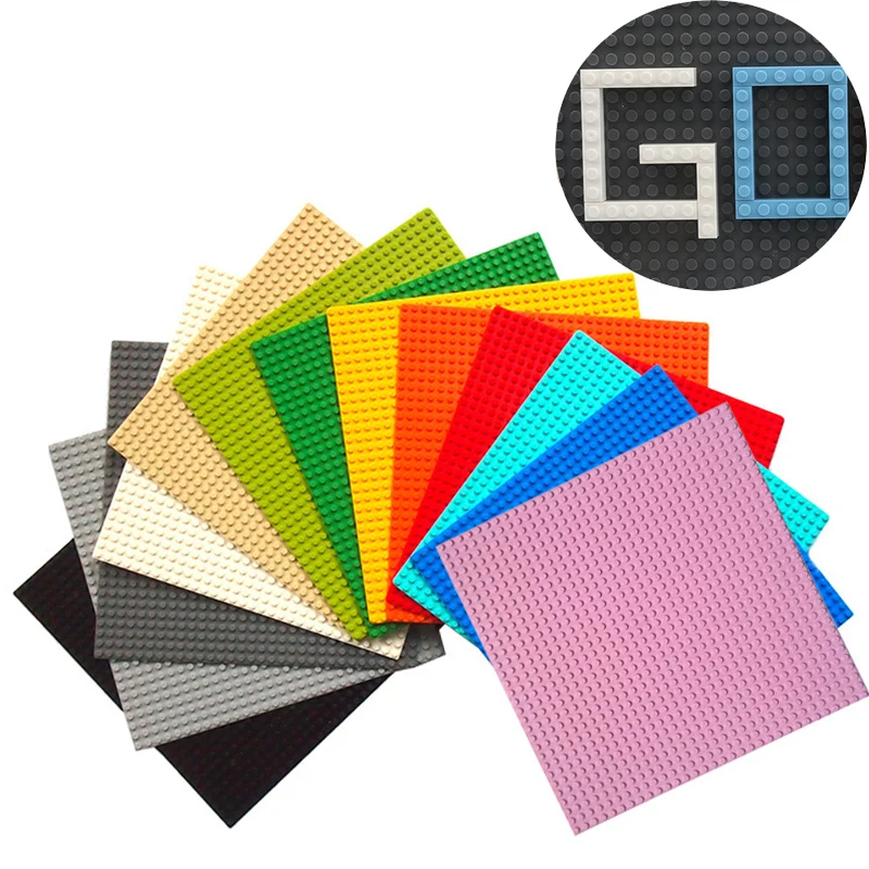 

1Pc Classic Base Plates Plastic Bricks Baseplates Compatible Legoed DIY Building Blocks Construction Toys Accessories 32*32 Dots