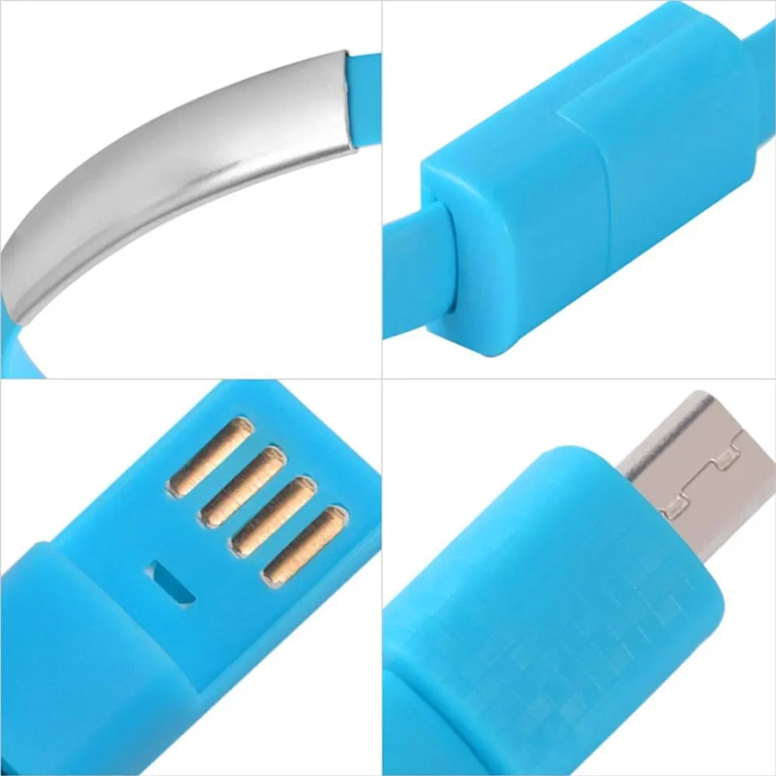 Браслет Micro usb type C зарядный кабель Портативная зарядка на запястье Синхронизация данных зарядное устройство шнур для samsung Galaxy