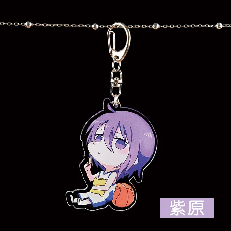 1 шт. аниме куроко нет корзины куроко Tetsuya Kagami Taiga Hyuga Atsushi Aomine Kise Брелоки Брелок - Цвет: see chart