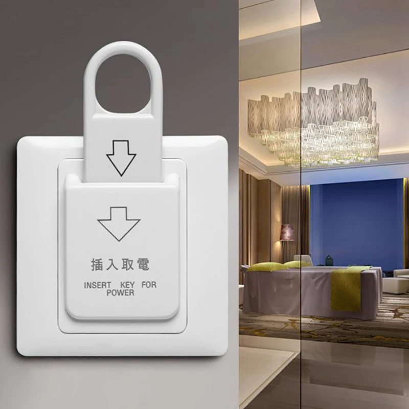 Высококлассная магнитная карточка отеля переключатель энергосберегающий переключатель вставной ключ для питания с 3 картами