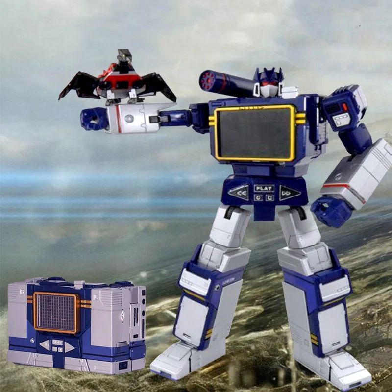 

Transformation THF 01J Sound Wave Metal Part Sound blaster mp13 Soundwave Figure Toy