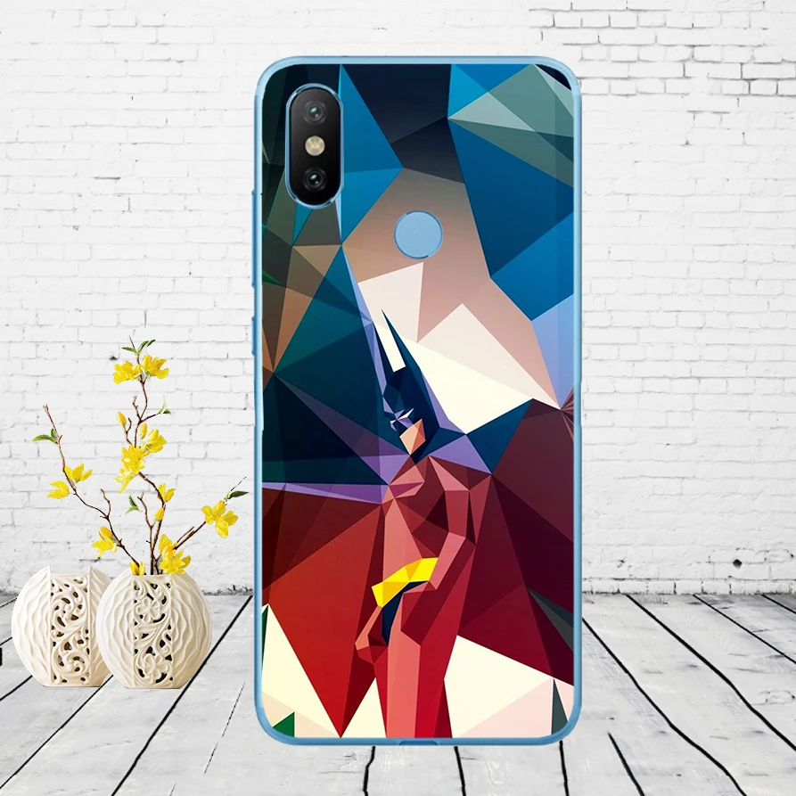 76DD детективные Комиксы Бэтмен мягкий силиконовый чехол для Xiao mi Red mi 6 6a mi 8 a2 lite note 5 6 pro 7 Case