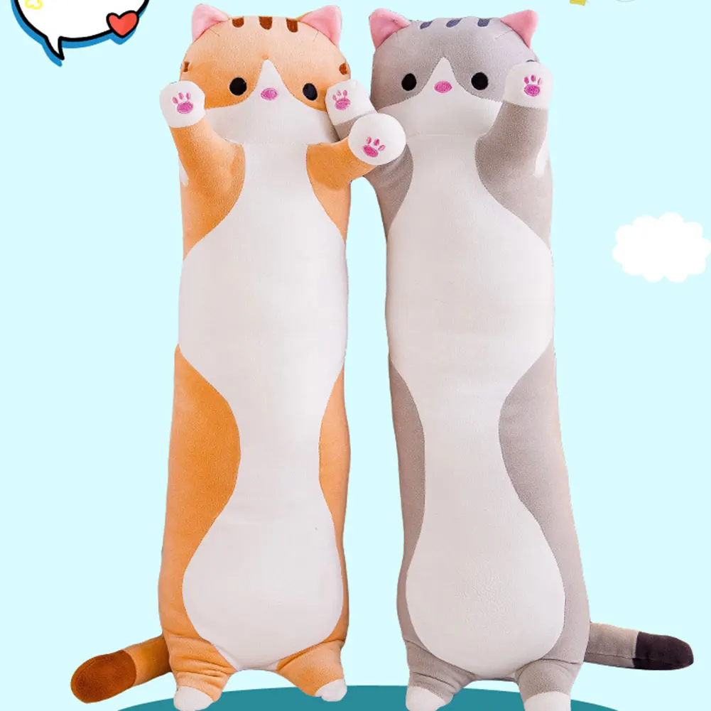 Милая плюшевая в форме кошки кукла мягкая подушка котенка игрушка подарок для