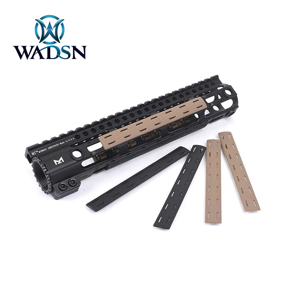 

WADSN 5pcs/set Airsoft BCM M-Lok Rail Cover Hunting Tactical Softair Polymer mlok Handguard Protector Rifle Weapon Accessories