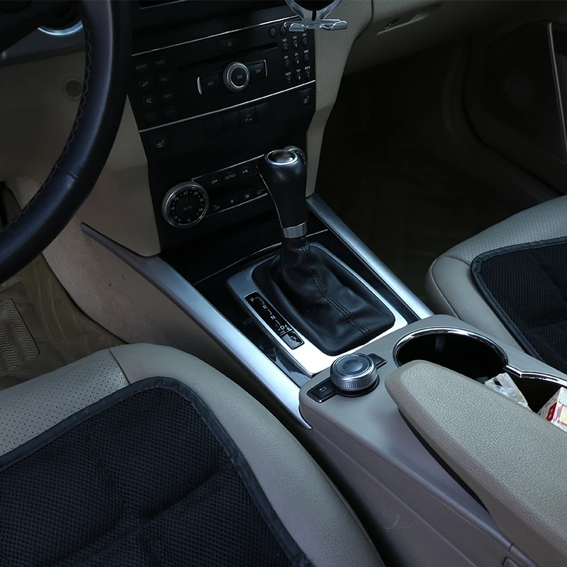 Для Mercedes benz GLK Class X204 2008- ABS Хромированная Автомобильная центральная консоль украшения полоски отделка Аксессуары