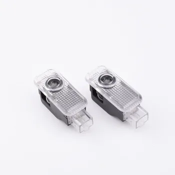 

2pcs LED Car Door Courtesy Light Projector For Audi A1 A3 A4 A5 A6 A7 A8 Q3 Q5 SQ5 Q7 TT 100 RS Sline Quattro Auto Welcome Lamp