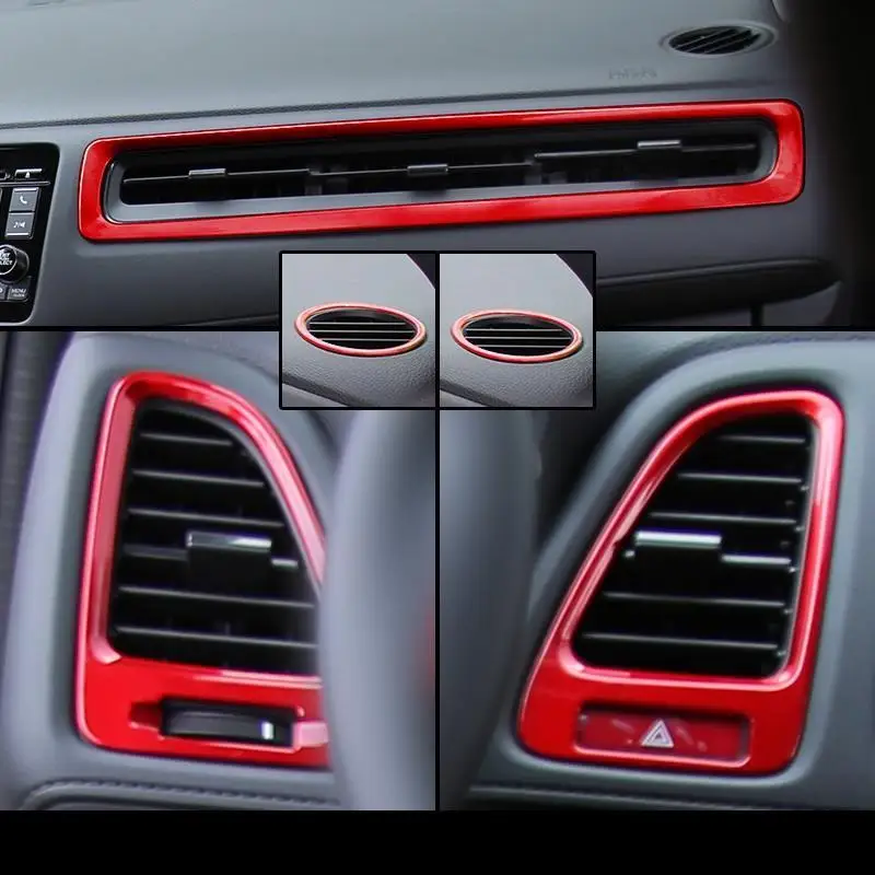 Автомобильная оконная кнопка, панель, интерьер, хром, авто, Automovil, декоративный аксессуар, декоративная отделка, части, Чехлы 18 19 для Honda Vezel - Название цвета: Version J