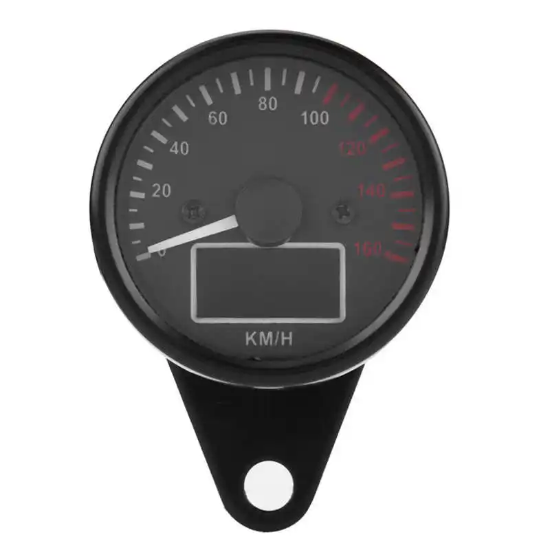 Motorcycle Speedometer Universal Motorcycle Panel Speedometer 0~160KM/H Motorcycle Digital LED LCD Speed Gauge Retro