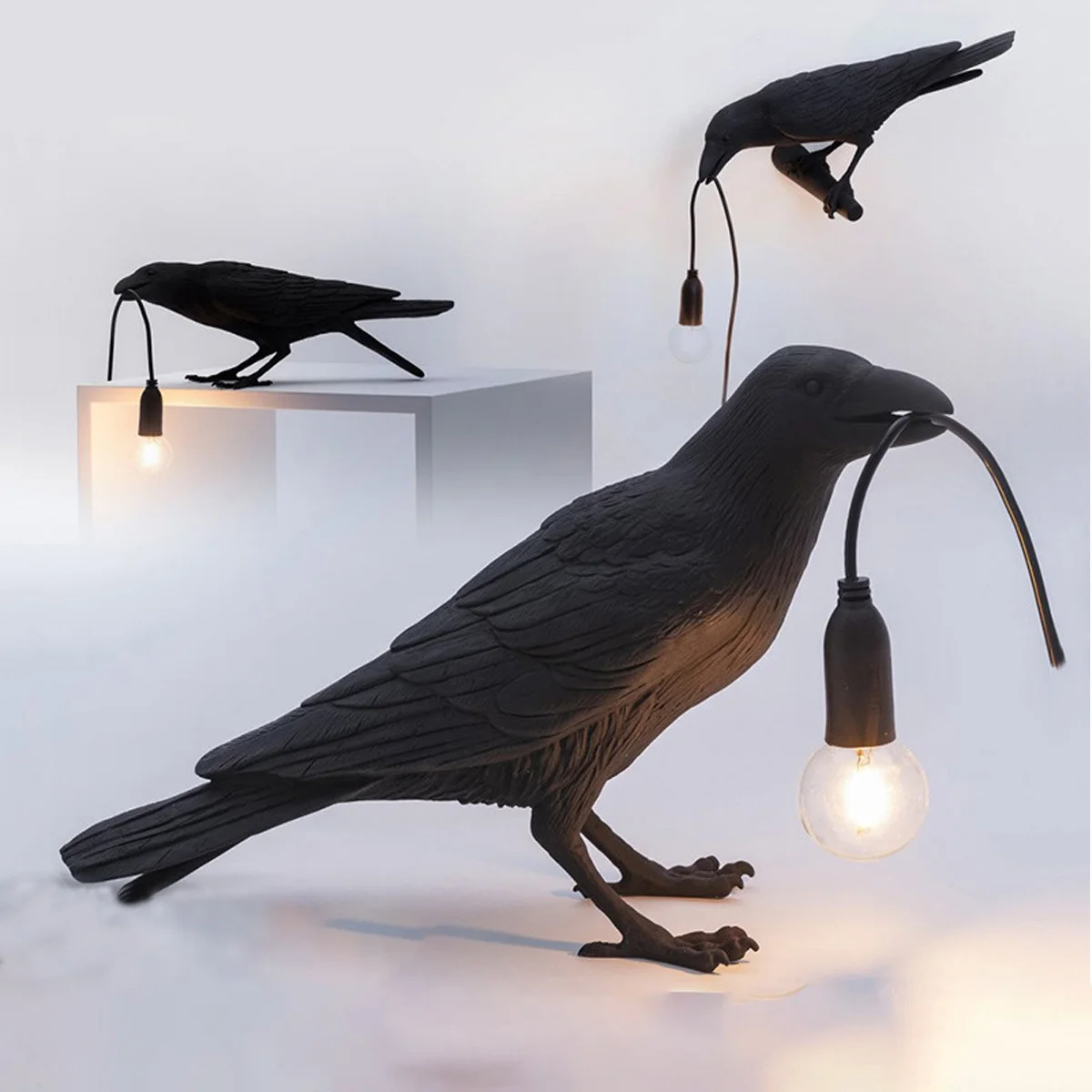Настольная лампа Seletti Bird s в скандинавском стиле современный светодиодный