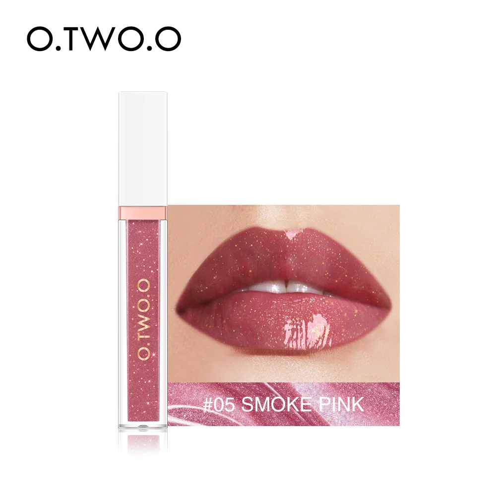 05 O.TWO.O 9989 Mirror Glass Lip Gloss 7 Color Lip Gloss Moisturizing Light Gel No Sticky Shimmer Lipstick Liquid Makeup Lasting - Цвет: 05