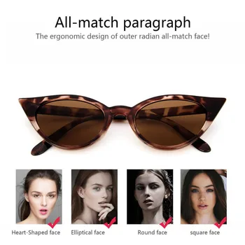 

Radiation Protection Retro Thick Frame Cat Eye Sunglasses Ladies Radiation Protection Brand Designer Mirror Lens Cateye Hot