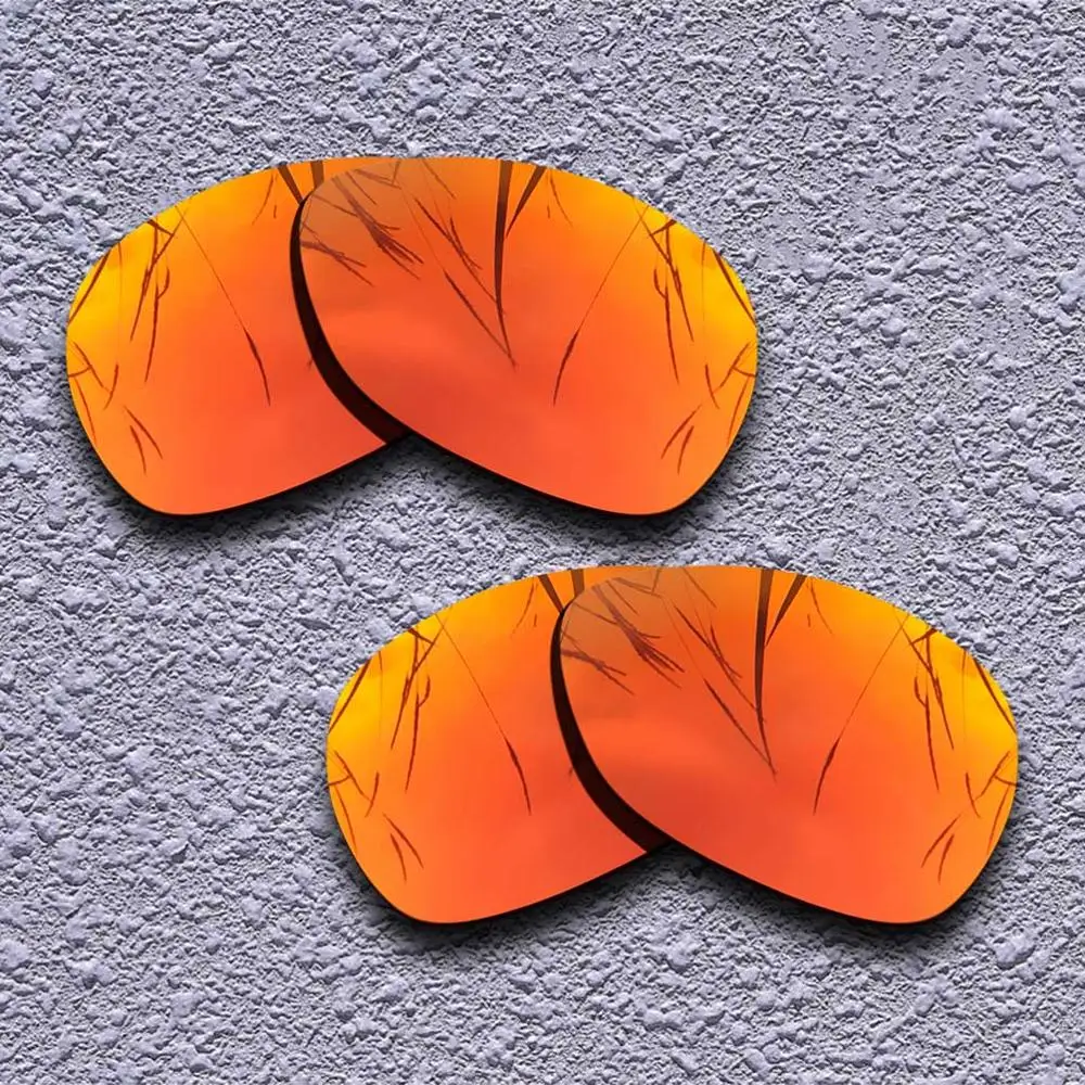 Fire Red-Fire Red 2 пары Поляризованные замена линз для Oakley Перекрестия 2012 Солнцезащитные очки-несколько вариантов - Цвет линз: Fire Red-Fire Red