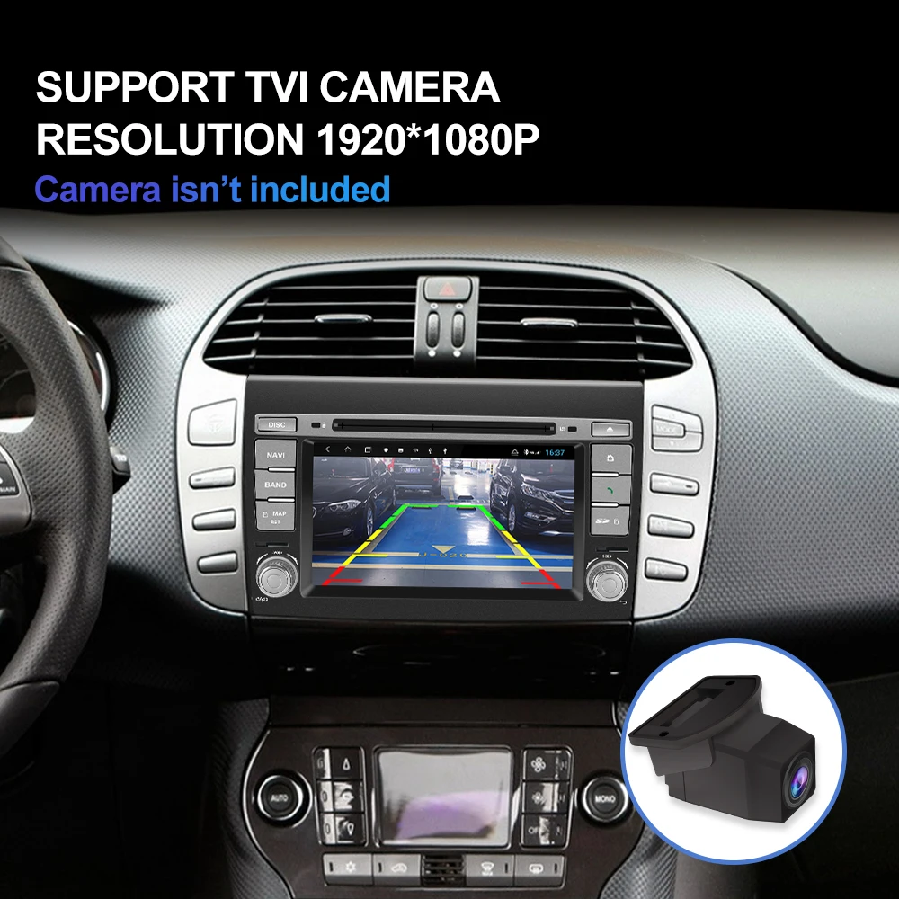 Isudar H53 4G Android Авто Радио 2 Din для Fiat/Bravo 2007-2012 Автомобильный мультимедийный dvd-плеер Восьмиядерный ram 4 Гб rom 64G DVR камера