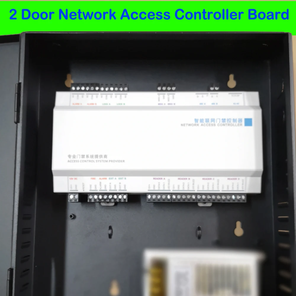 TCP/IP 네트워크 액세스 제어 보드 패널 1/2/4 도어 카드 액세스 제어 시스템용 Wiegand RFID 리더 네트워크 기반 보안 S