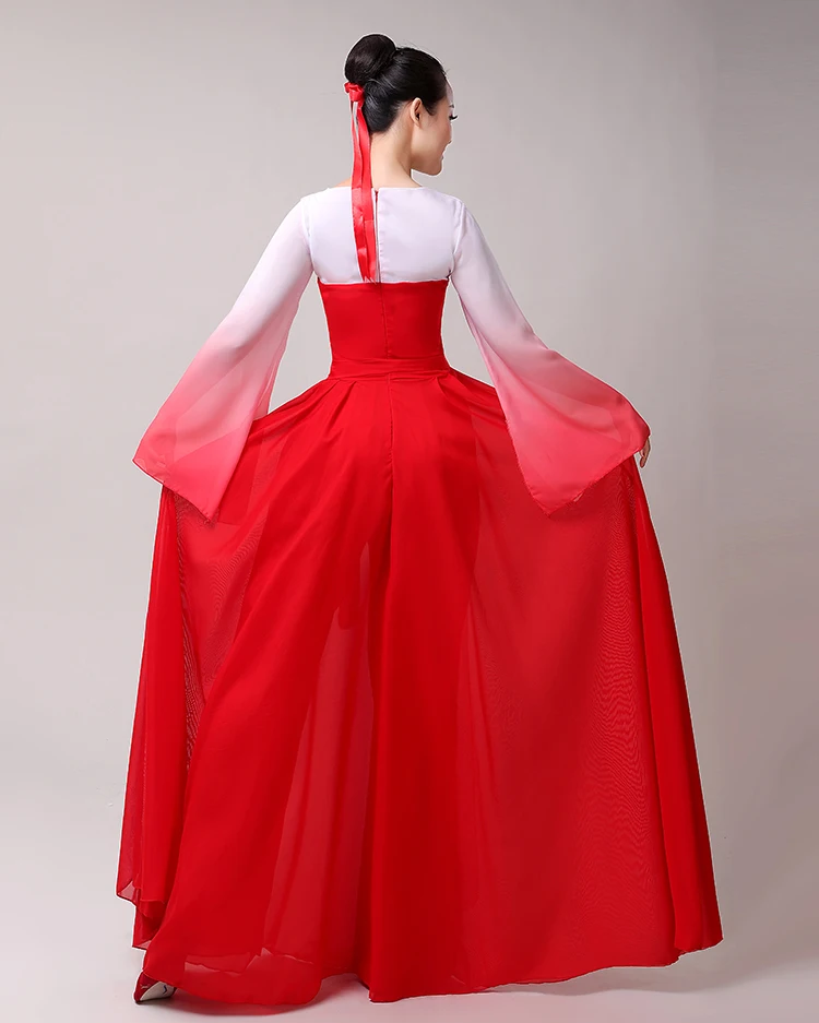 Classical Dance Costumes Female Elegant Chinese Style Folk Dance Kite Mistakes Ancient Fairy Hanfu Fan Dance Costume Tide S-3XL