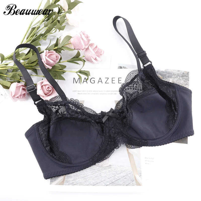 Beauwear, сексуальный женский кружевной бюстгальтер на косточках, бюстгальтер без косточек, нижнее белье высшего размера плюс D DD E, бюстгальтеры для женщин, нижнее белье с вышивкой, Bh