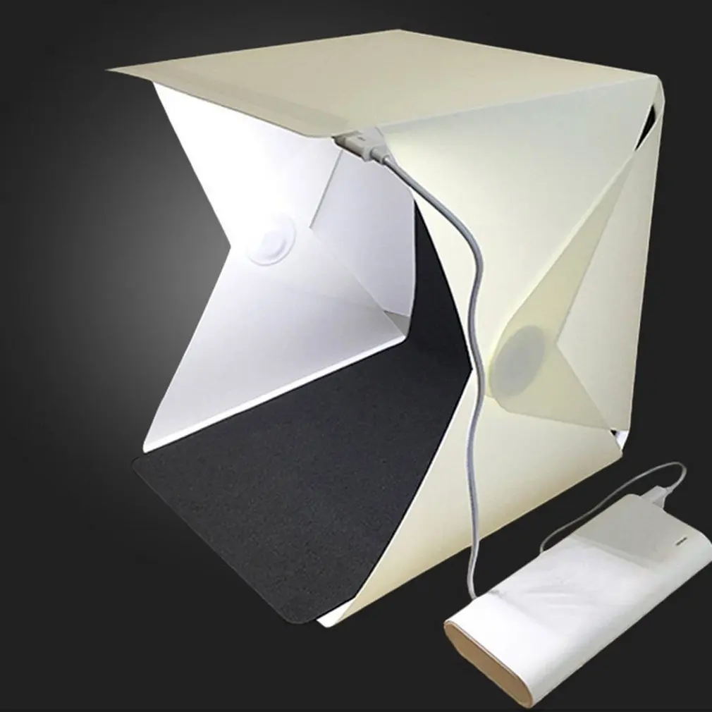 

LED Photography Light Box Handmade Small Mini Portable Folding Shooting Studio Led Light Photography Accessories