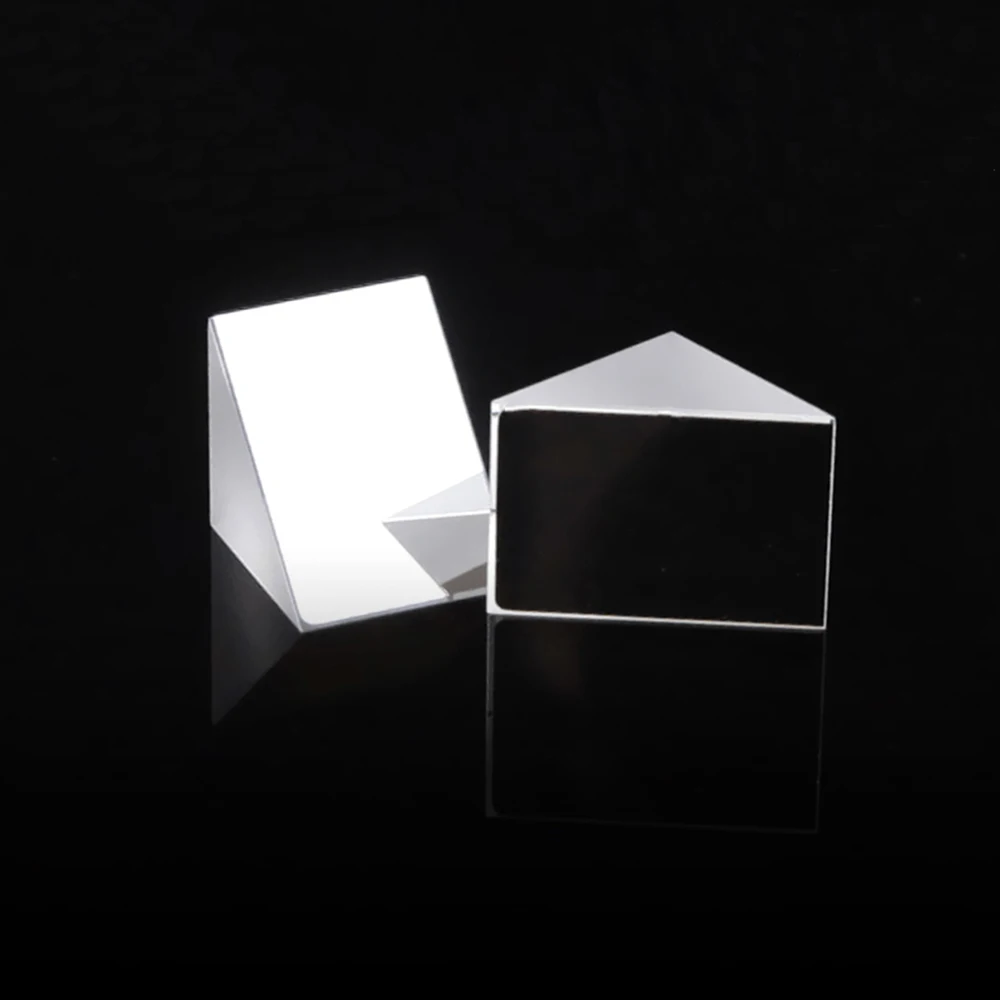 3/5/10/15/20/25/30/40/50mm High Precision K9 Optical Glass Lens Right-Angle Prism 90 Degree 90&deg; Total Reflection Measuring Prism