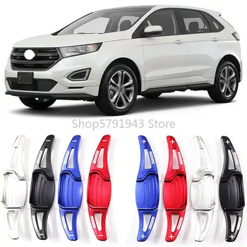 

2PCS Car Alloy Add-On Steering Wheel DSG Paddle Shifters Extension For Ford Edge 2015-2018
