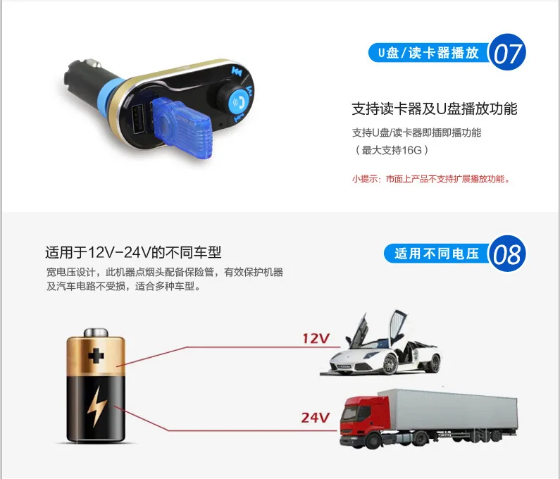 LAMJAD Bluetooth Handsfree автомобильный комплект fm-передатчик двойной USB ЖК-дисплей автомобильное зарядное устройство USB MP3 микрофон для Smarpthones