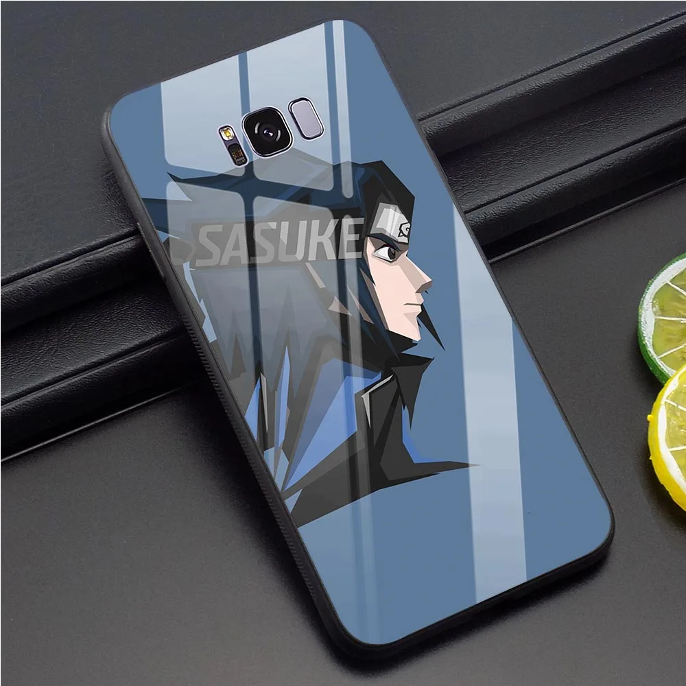 Аниме «Наруто» персонажа чехол из закаленного стекла для телефона для samsung Galaxy S9 чехол для телефона для A10 A20 A30 A40 A50 A60 M40 A70 чехол s задняя крышка - Цвет: K1531602